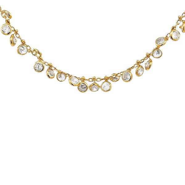 7987DG Armband rundgefasste Zi, gelbvergoldet