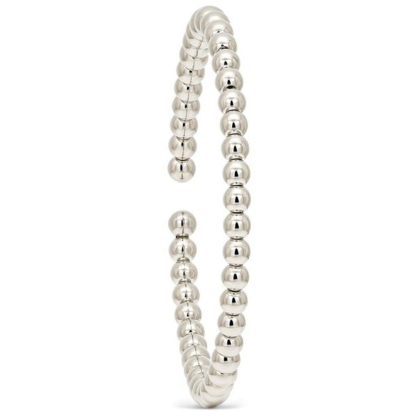 8318DW Kugel-Armreif rhodiniert