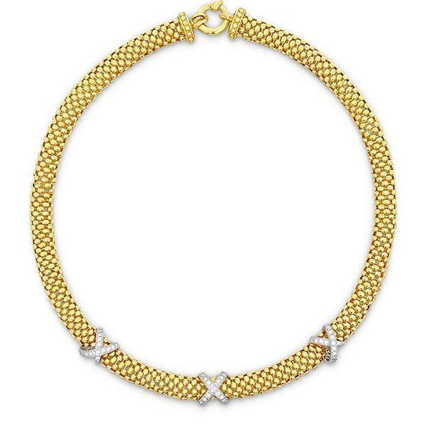 8321AG Himbeercollier , gelvergoldet, Zi weiß, XXX rhodiniert