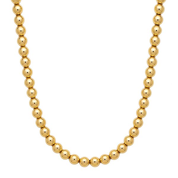 Kugelkette gelbvergoldet