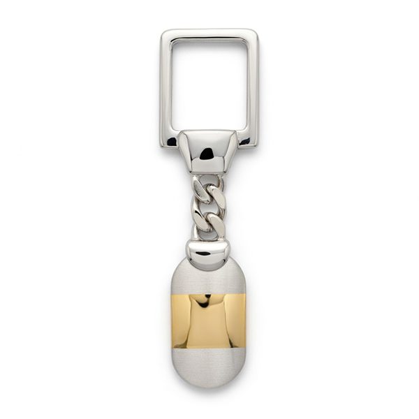 7551SAWG Schlüsselanhänger , Silber, bicolor