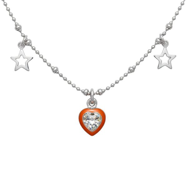 7899D1W123 Kugelarmband, Silber, Formmix, Zirkoniasteine, Emaille bunt